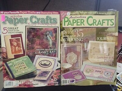 Australian Paper Crafts Issue 41 2005 & Issue 28 2004 Stamping Magazine