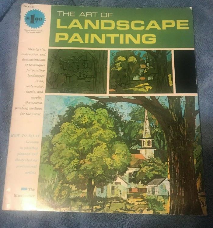 LOT of 3 Art of LANDSCAPE / ACRYLIC & FOSTER OIL PAINTING INSTRUCTIONAL BOOKS
