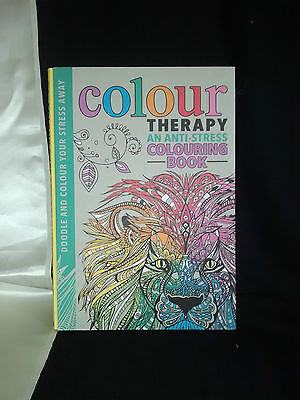 Colour Therepy Book Anti Stress Adult Hard cover Michael Omara 2015 NEW