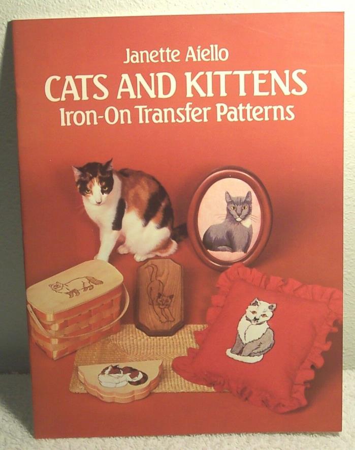 CATS AND KITTENS IRON-ON TRANSFER PATTERNS by Janette Aiello 1983 instruction