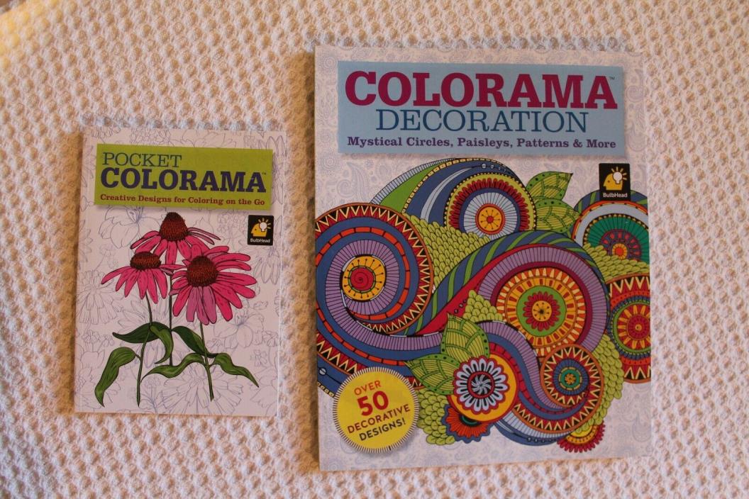 Colorama Decoration Coloring Book & Pocket Colorama Creative - Bulb Head