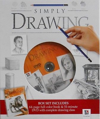 Book DVD Kit SIMPLY DRAWING Learning Teaching Instructional Box Set