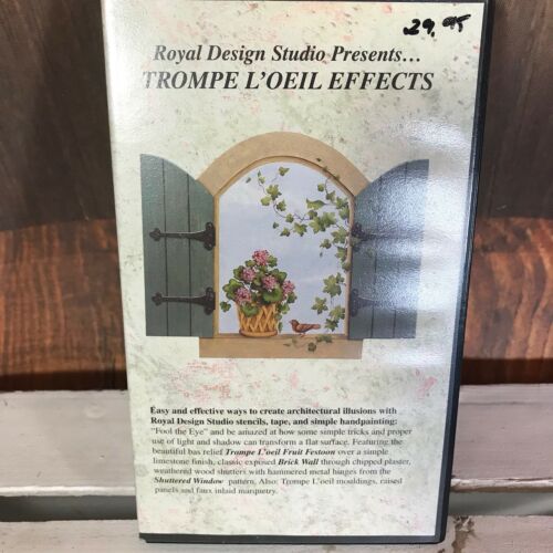 Royal Designs Studio Presents Trompe L'Oeil Effects Instructional VIDEO VHS