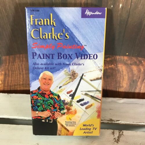 Frank Clarke's Simply Painting Paint Box Video VHS