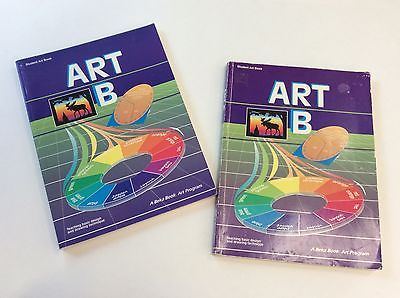 Abeka Art B 2 Book Lot #1073100 Drawing/Color Theory/Seasonal/Art Appreciation