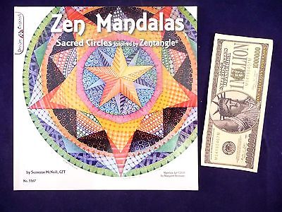 Zentangle Suzanne McNeill Art Book Zen Mandalas Sacred Circles