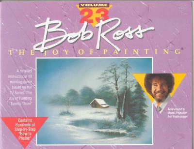 BOB ROSS JOY OF PAINTING BOOK 23/100S OF PHOTOS/ EASY INSTRUCTION /13 PAINTINGS