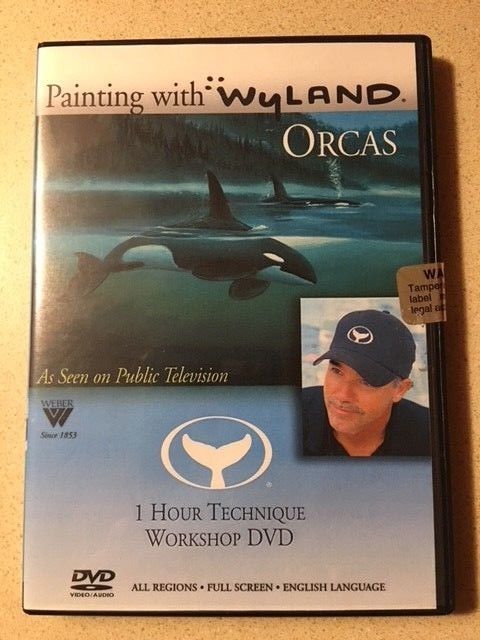 Painting with Wyland Orcas DVD Acrylic
