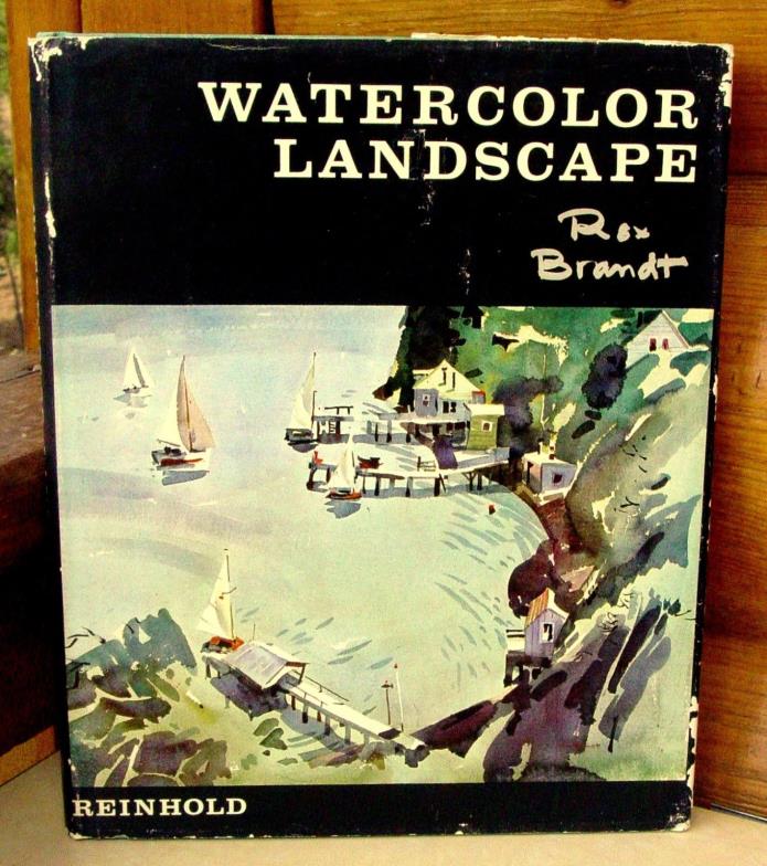 Watercolor Landscape~Rex Brandt~1963~Painting Instruction Art Technique Book~VTG