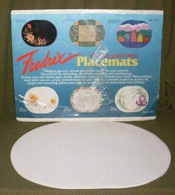 Vintage Fredrix Create Your Own Placemats Set Unused