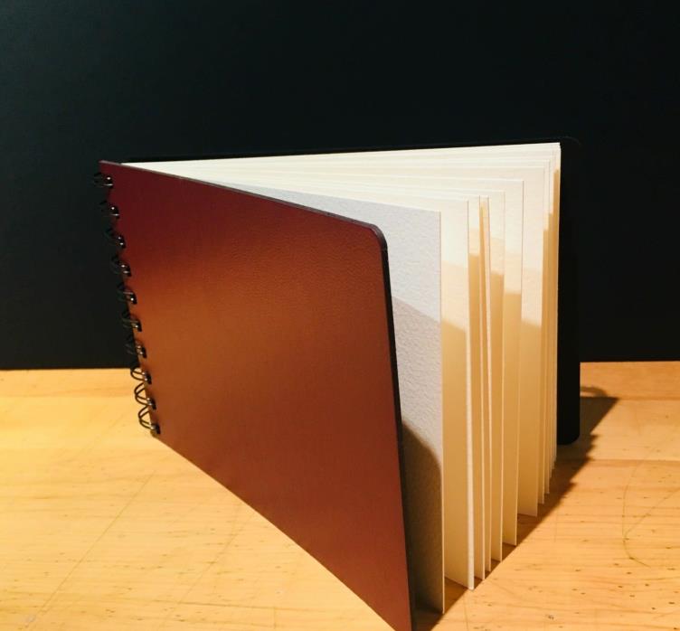 Fabriano Watercolor 100% Cotton Field Book (5X7 in.  2 cover colors 15 sheets)