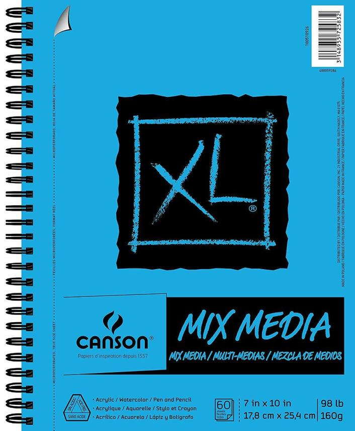 Canson XL Series 60-Sheets Watercolor Textured Paper Pad 7