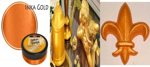2.2 OZ Inka GOLD Elegant Metal Finish W Beeswax ORANGE
