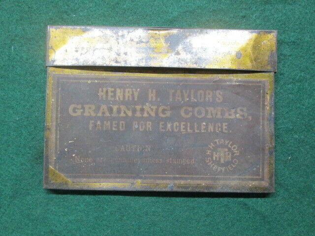 Henry H. Taylor Set Of Graining Combs Sheffield Full Set Painting Woodworking