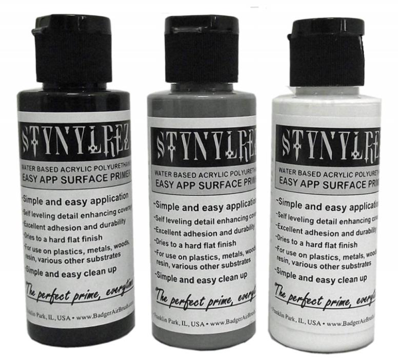 Badger Air-Brush SNR-210 Stynylrez Water Based Acrylic Polyurethane 3-Color Prim