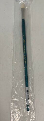 Silver Brush 2103-6 Filbert Cambridge White Bristle and Synthetic Long Handle #6