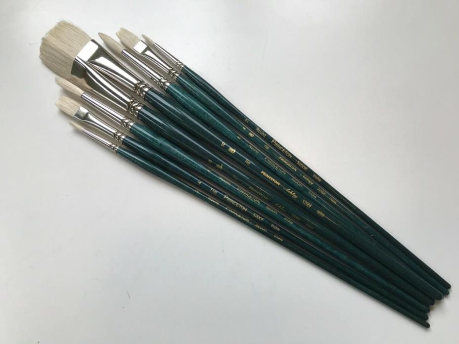 Set of Princeton Hog Bristle Brushes