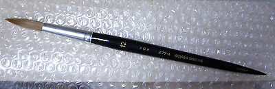 Vintage Fox Series 277-A GOLDEN SABELINE BRUSH  #12 ROUND Watercolor Calligraphy