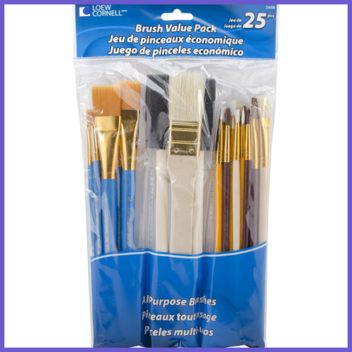 245B Brush Set Pack Of 25 Multi Color 1 PACK OF