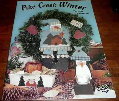 Pine Creek Winter Decorative Arts Tole Folk Painting Book Susan Allemand
