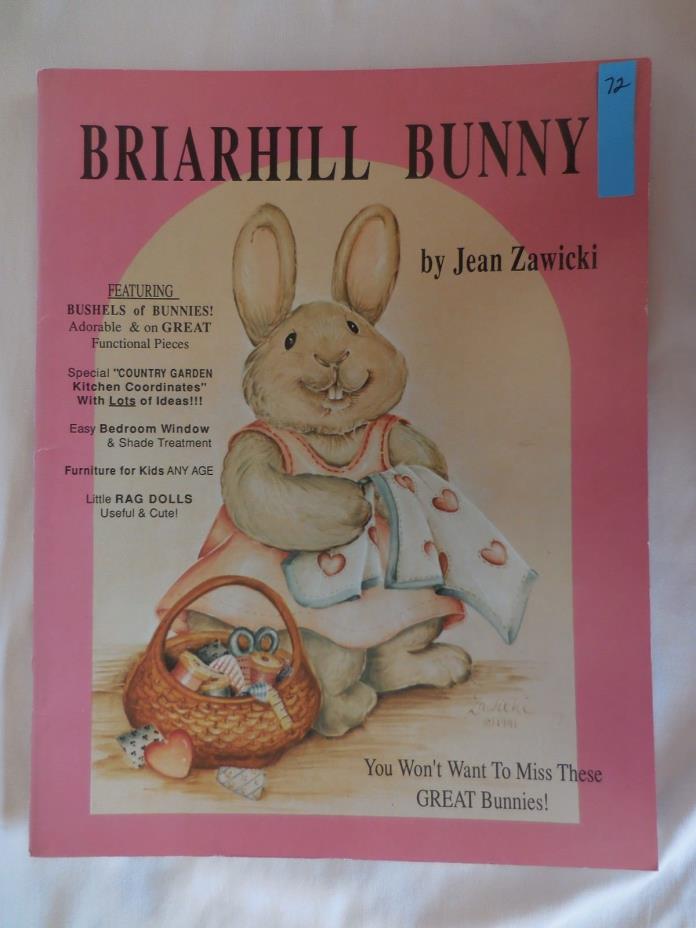 Briarhill Bunny by Jean Zawicki Decorative Painting Book 1991