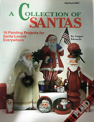 Collection of Santas Tole Painting instruction pattern acrylic Ginger Edwards