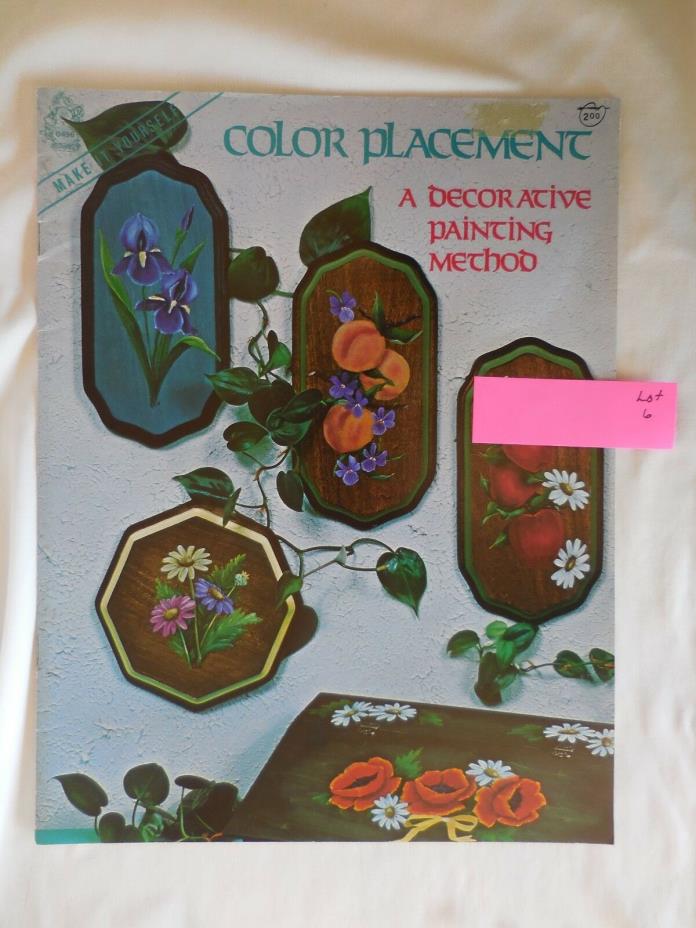 Color Placement-Decorative Painting Book/Magazine, 1975 Back Issue