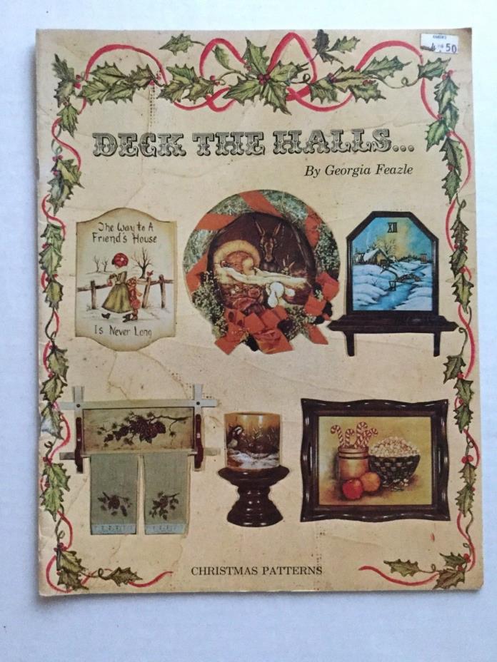 Deck the Halls  By Georgia Feazle Christmas Patterns Decorative Painting