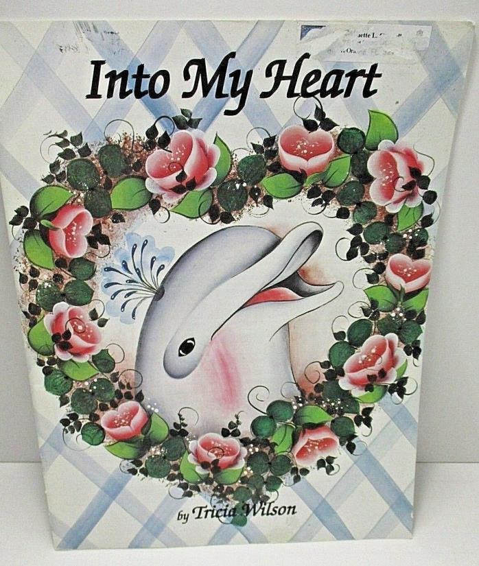 Into My Heart Hand Painting & Craft Instruction Book Dolphins Flowers Etc
