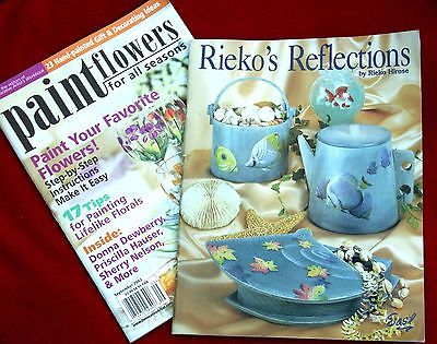 RIEKO'S REFLECTIONS PAINTING BOOK  BY RIEKO HIROSE~SC~PLUS BONUS MAGAZINE