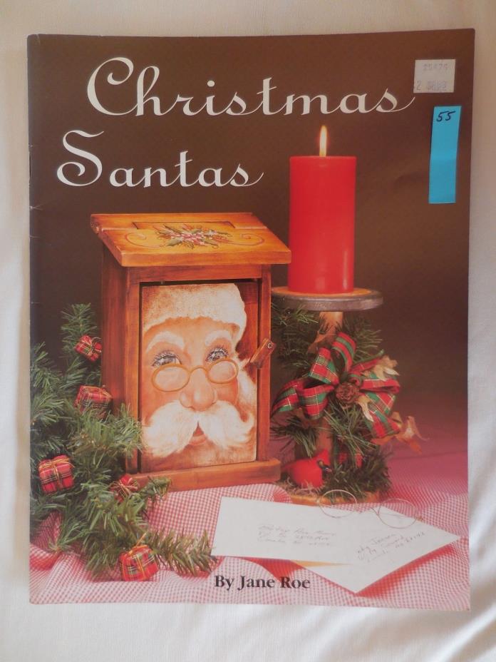 Christmas Santa's by Jane roe Decorative Painting Book, 1990