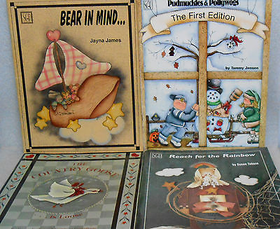 LOT 4 TOLE Patterns  BEAR IN MIND Pudmuddles & Pollywogs COUNTRY GOOSE Rainbow