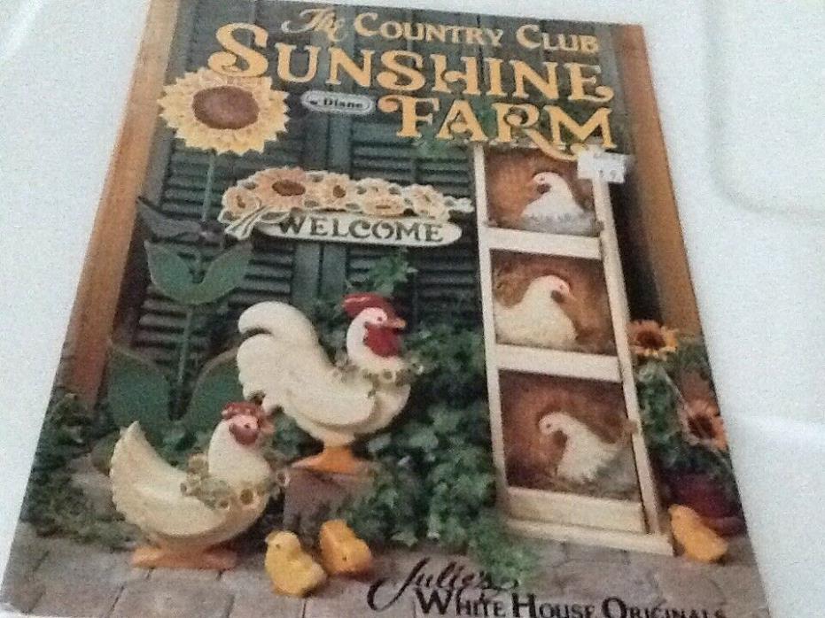 DECORATIVE  TOLE PAINTING BOOK  COUNTRY CLUB SUNSHINE FARM