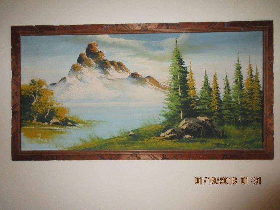 PAINTING BY RUTH. VINTAGE.MAKE OFFER . FREE SHIPPING