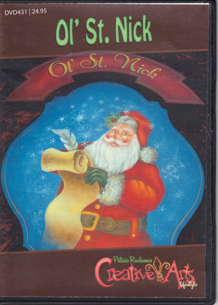 Ol' St. Nick DVD & Pattern Packet-Patricia Rawlinson Creative Arts DVD431