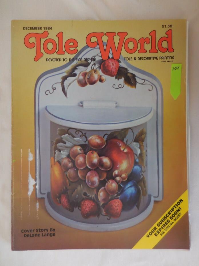 Tole World Decorative Painting Book, December 1984