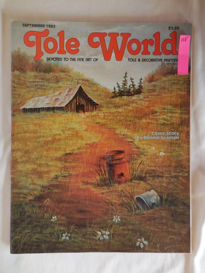 Tole World Decorative Painting Book, September 1982