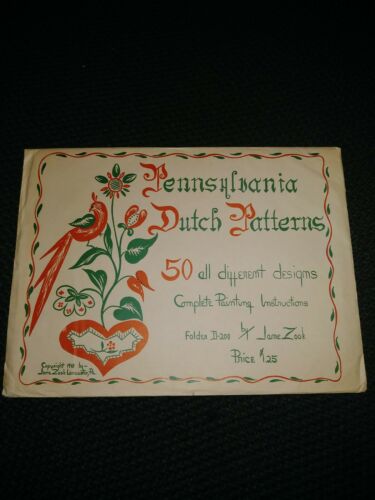 Copyright 1948 50 Pennsylvania Dutch Patterns By Jane Zook *324BX*