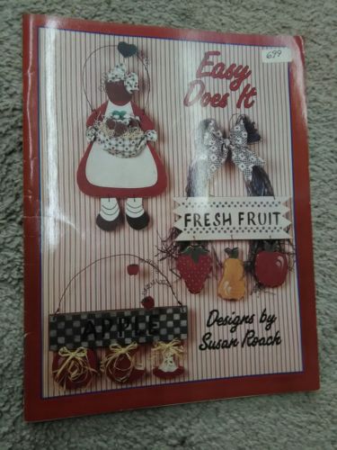 Easy Does It Designs By Susan Roach Primitive Tole Painting Instruction Book.
