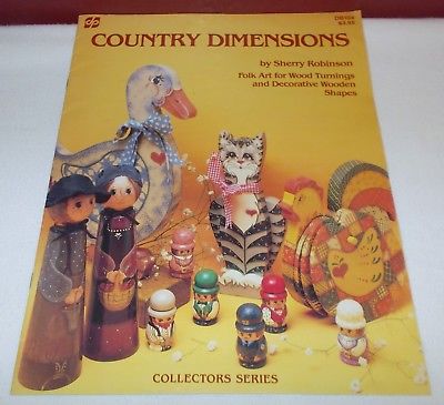 1984 Demis COUNTRY DIMENSIONS FOLK ART PAINTING CRAFT BOOK Booklet ^