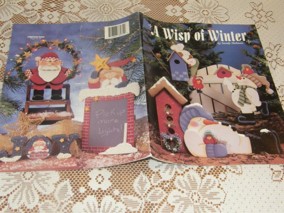 A Wisp of Winter by Sandy Holman Decorative Painting Patterns Snowman Santas