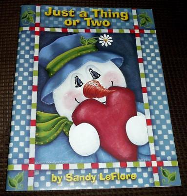 Just a Thing or Two Decorative Arts Tole Folk Painting Pattern Book S. LeFlore