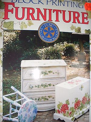 DECORATIVE PAINTING PATTERN BOOK BLOCK PRINTING FURNITURE