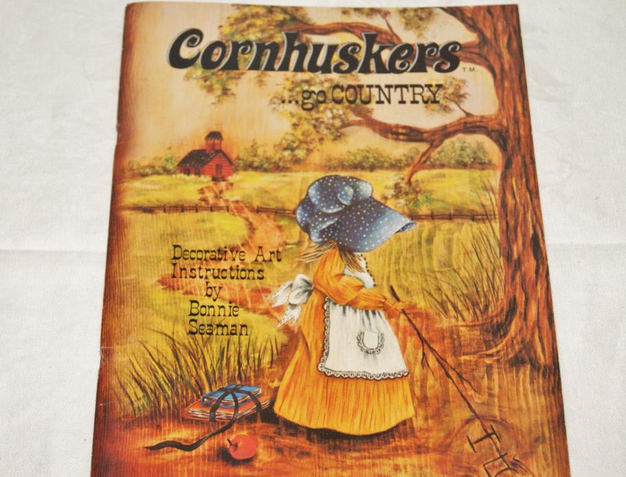 1976 Cornhuskers Go Country - Art Painting Patterns & Instructions Book