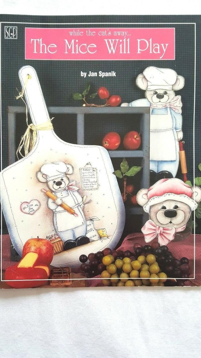 While The Cat's Away The Mice Will Play By Jan Spanik Tole Painting Pattern Book