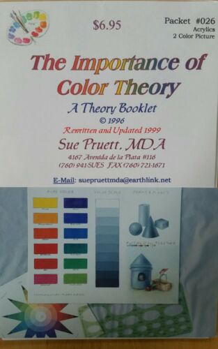 SUE PRUETT 1999 COLOR THEORY ACRYLIC PAINTING PATTERN PACK #26