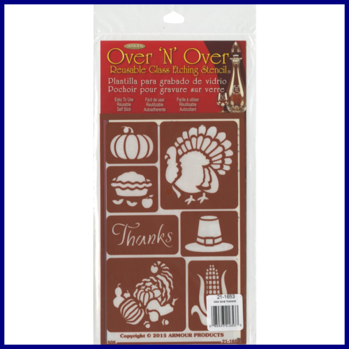 Products 21 1653 Over N Glass Etching Stencil 5
