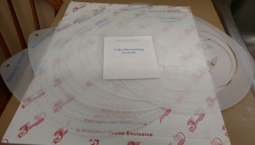 Princess House Exclusive  6 Piece Holiday Stencil Set #1207A in original package