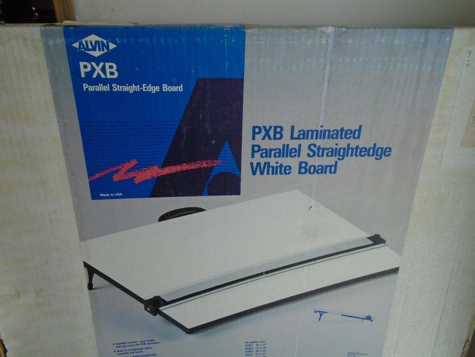 Alvin PXB36 Laminated Parallel Strightedge White Board