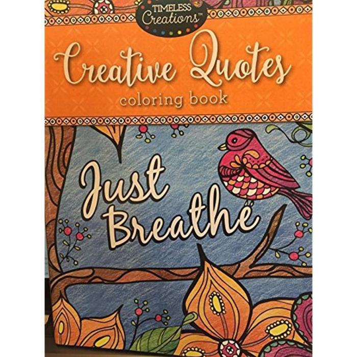 Cra-Z-Art Timeless Creations Adult Coloring Books: Creative Quotes Coloring Book